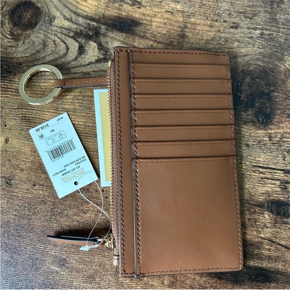 NWT Michael Kors Jet Set Charm Slim Medium Card Case Wallet - Picture 2 of 9